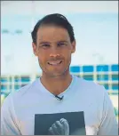  ?? FOTO: CAPTURA ?? Rafa Nadal habla sin rodeos