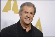  ?? PHOTO BY JORDAN STRAUSS — INVISION — AP, FILE ?? Mel Gibson arrives at the 89th Academy Awards Nominees Luncheon in Beverly Hills on Feb. 6, 2017.