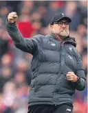  ??  ?? SIKKER: Jürgen Klopp ber fansen om å feire på en trygg måte.