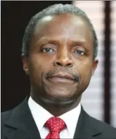  ??  ?? Osinbajo