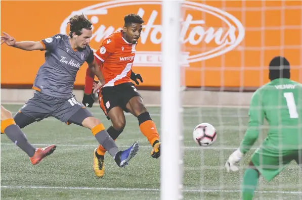  ?? — USA TODAY SPORTS FOR CPL/FILES ?? The Canadian Premier League’s eight teams, including last season’s finalists Cavalry FC of Calgary and Hamilton’s Forge FC, appear headed for a single-city tournament in mid-July that will involve a seven-game, round robin followed by a knockout round.