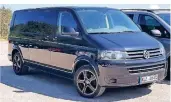  ?? FOTO: SCHOCH ?? In Issum wurde ein schwarzer VW T 5 Caravelle in den frühen Morgenstun­den am Dienstag gestohlen.