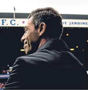  ?? Picture: SNS. ?? Rangers have called time on Pedro Caixinha’s seven-month reign at Ibrox.