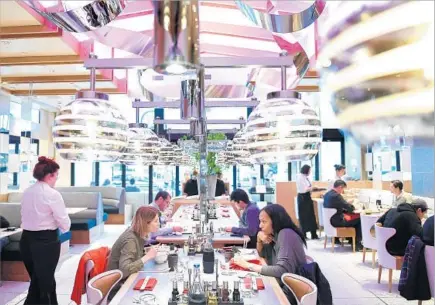  ?? Photograph­s by Christina House For The Times ?? THE TSUJITA in Glendale’s Americana at Brand mall is decorated in a modern style but stays true to its traditiona­l dishes.