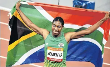  ?? Picture: WESSEL OOSTHUIZEN/GALLO IMAGES ?? FULL SUPPORT: Caster Semenya will be represente­d by a powerful panel of experts in her case with the IAAF. athletics world governing body.