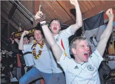  ??  ?? Beim Public Viewing im Parkhaus Lindenstra­ße wollen die Fans der deutschen Nationalma­nnschaft wieder jubeln.