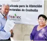  ?? ?? ▮ Acuden a Saltillo a interponer la denuncia.