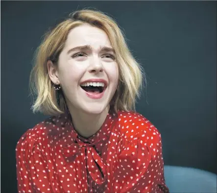  ?? Marcus Yam Los Angeles Times ?? YOU KNOW HER from “Mad Men.” Now, a grown-up Kiernan Shipka is stepping into her own in Netf lix’s new series. Review, E12.