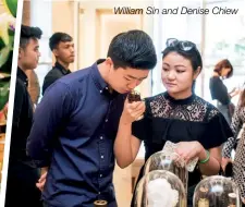  ??  ?? William Sin and Denise Chiew