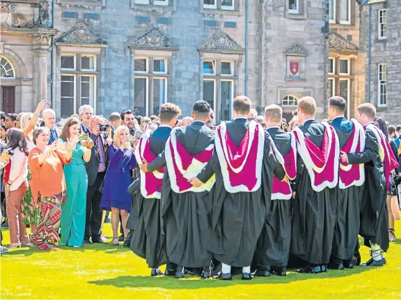  ?? Picture: Steve Brown. ?? Students are quite low down the pecking order when it comes to state handouts, unlike other sections of society.