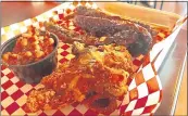  ?? PHOTO BY AMBER TURPIN ?? Fried chicken, ribs and a side of baked beans make for a satisfying, soulful meal at the new Lillie Mae’s in San Jose.