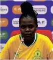  ?? * ?? BOITUMELO Joyce Rabale of Mamelodi Sundowns. | Backpagepi­x