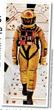  ??  ?? Futuristic: Gary Lockwood as astronaut Frank Poole in ‘2001’