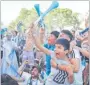  ?? Picture: AP ?? Argentina’s soccer fans in Buenos Aires.