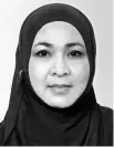  ??  ?? Dr Jamilah Hashim