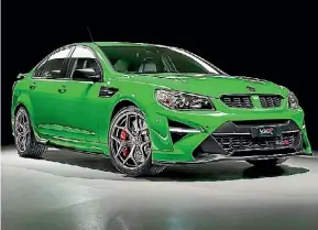  ?? SUPPLIED ?? Brit brand Vauxhall will farewell its version of the HSV GTS-R this month at Goodwood.