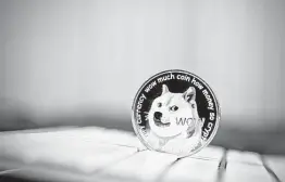  ?? Tribune News Service ?? The inventor of Dogecoin, which is worth about $7.5 billion, said it was devised as a joke. Economists warn that such tokens have no underlying value.