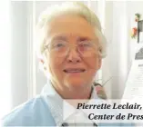  ??  ?? Pierrette Leclair, directrice du Centre Marguerite Center de Prescott-Russell.