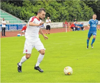  ?? FOTO: THORSTEN KERN ?? Martin Bleile und der SV Weingarten kassierten gegen Mietingen eine Heimpleite.