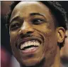  ??  ?? DeMar DeRozan