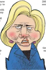 ??  ?? CLINTON: Deemed ‘not honest and trustworth­y’ by two-thirds of voters.