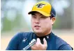  ?? Yonhap ?? Eagles pitcher Ryu Hyun-jin