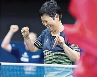 ?? ?? Mit Ni Xia Lian stellt Luxemburg eine der besten Tischtenni­sspielerin­nen des EM-Turniers.