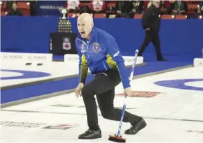  ?? Jonathan hayward/thE CanadIan PrESS ?? Kevin Koe skips the best rink in Canada, but he knows that won’t guarantee success on the world stage.