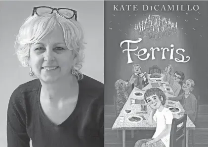  ?? CANDLEWICK PRESS VIA AP ?? Author Kate DiCamillo’s latest book, "Ferris,” is a bit of a departure from her previous books.