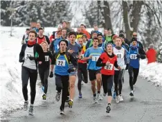  ?? Foto: Andreas Lode ?? Egal ob Sonne oder Schnee – der Silvesterl­auf in Willmatsho­fen war für viele Läufe rinnen und Läufer ein fester Termin im Kalender.