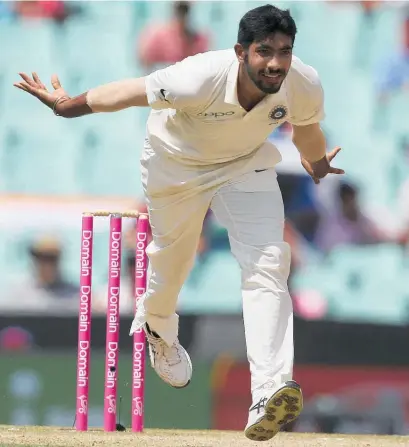  ?? Photo / AP ?? Jasprit Bumrah spearheade­d the India bowling attack against Australia.