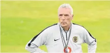  ?? PICTUE: LEE WARREN/GALLO IMAGES ?? CALM: Ernst Middendorp, head coach, at the Kaizer Chiefs media open day.