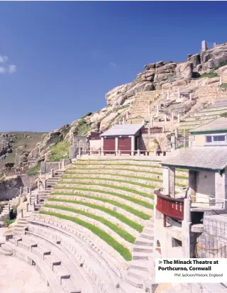  ?? Phil Jackson/Historic England ?? The Minack Theatre at Porthcurno, Cornwall