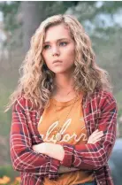  ?? TINA ROWDEN/THE CW ?? Brec Bassinger stars as Courtney Whitmore in the new CW series “Stargirl,” based on the character from DC Comics.