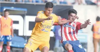  ?? / MARTÍN BÁEZ ?? EN EL ÚNICO partido entre San Luis y Tigres en el estadio Alfonso Lastras, hubo igualada a un gol.