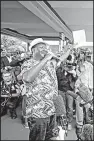  ?? AP/BEN CURTIS ?? Kenyan opposition leader Raila Odinga speaks to supporters and the media Wednesday during a rally in Nairobi.