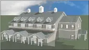  ?? SUBMITTED ?? The Tall Oaks Carriage House Inn is proposed in Kirtland.