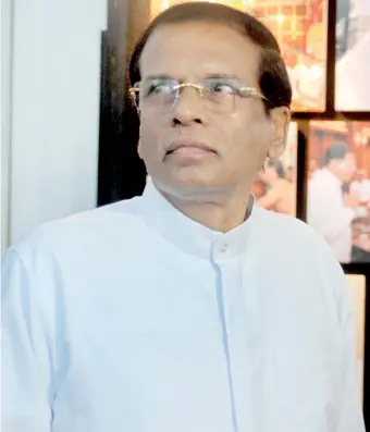  ??  ?? President Maithripal­a Sirisena: Priority is reconcilia­tion