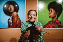  ?? Gabrielle Lurie/The Chronicle ?? Monetta White, executive director of the Museum of the African Diaspora, wants to increase the visibility of under-recognized curators and artists with the new joint curatorshi­p position.