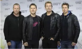  ?? Photograph: Sean Kilpatrick/AP ?? ‘For a long time, looking down one’s nose at Nickelback was the lazy person’s way of signalling that they had “good taste”.’