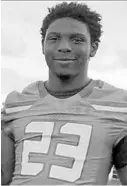 ?? COURTESY OF EDGEWATER HIGH HUDL ?? Edgewater High senior defensive end Gerald Anderson was shot and killed during his involvemen­t with a home invasion.