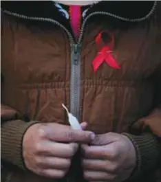  ?? |CUARTOSCUR­O ?? Este 1 de diciembre se celebra el Día Internacio­nal de Acción contra el sida.