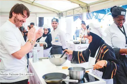  ??  ?? Master Patissier Eric Lanlard.