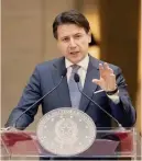  ??  ?? EPA
Il premier. Tra le misure per la ripresa, Giuseppe Conte ha annunciato di voler riformare il reato di abuso d’ufficio