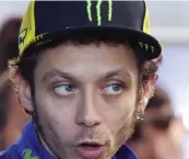  ??  ?? Valentino Rossi, 36 anni, punta al titolo