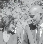  ?? AFP ?? A file photo of slain Haiti President Jovenel Moise with first lady Martine Moise at an event in Port-au-Prince.