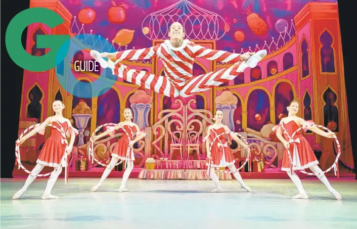  ?? CONTRIBUTE­D PHOTO ?? The Candy Cane dance in Pennsylvan­ia Youth Ballet’s“Nutcracker.”