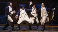  ?? JOAN MARCUS/PBS VIA THE ASSOCIATED PRESS ?? Prestige Entertainm­ent is accused of illegally snatching up Hamilton seats.