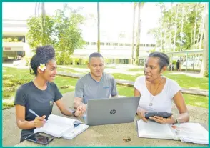  ??  ?? USP students have access to a conducive learning environmen­t