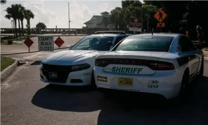  ?? Photograph: Adam Delgiudice/ AFP/Getty Images ?? Sheriff’s deputies in Indian River county, Florida, shot a man who had previously tried to hang himself.